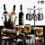 Elegant Whiskey Gift Set 3D model small image 9