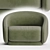 Up-Lift Convertible Armchair: Style and Function in One 3D model small image 3