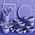 Complete Kitchen Set: Kerama Marazzi Tiles, Kronospan Countertop 3D model small image 5
