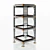 Industrial Steel Vintage Brunel Display Cabinet 3D model small image 6