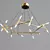 Elegant Pentagonal Chandelier 3D model small image 1