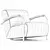 Leolux Lx Armchairs: Elegant and Stylish 3D model small image 5