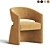 Fortune Dining Chair: Modern Elegance 3D model small image 1