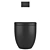 Sleek Design Duravit Toilet 3D model small image 6