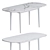 Calisto Dining Table: Expandable & Stylish 3D model small image 9