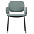Sleek Macka Chair: Stylish and Versatile Seating 3D model small image 4
