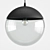 Metal Pendant Light by H&M 3D model small image 2