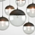 Metal Pendant Light by H&M 3D model small image 4