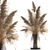 Dried Grass Bouquet: Decorative Reed & Pampas in Vase 3D model small image 1