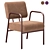 Contemporary Comfort: Cosmo Easy Chair 3D model small image 1