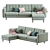 Ikea Landskrona Sofa: Stylish and Versatile 3D model small image 2