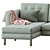 Ikea Landskrona Sofa: Stylish and Versatile 3D model small image 6