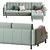 Ikea Landskrona Sofa: Stylish and Versatile 3D model small image 7