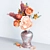 Spring Blossom Bouquet 3D model small image 5