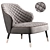 DION Armchair: Timeless Elegance. 3D model small image 1