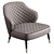 DION Armchair: Timeless Elegance. 3D model small image 2