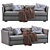 Modern 7-Piece Sofa Set 3D model small image 1