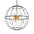 Modern Wire Globe Sputnik Chandelier 3D model small image 1