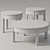 Minimalist Coffee Table 3D model small image 3