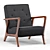 Elegant Eloise Accent Chair 3D model small image 1