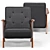 Elegant Eloise Accent Chair 3D model small image 4