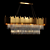 Elegant Gold Plated Crystal Chandelier 3D model small image 8