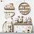 Kids' Furniture and Toy Set: Sturdy Shelf, Plush Toys, Decorative Accessories 3D model small image 1