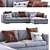 Modern Flexform Sofa Magnum 3D model small image 3