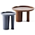 Sleek Metal Coffee Tables 3D model small image 2