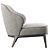 Modern and Stylish DION S Armchair 3D model small image 4