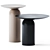 Disco Metal Side Table: Sleek and Stylish 3D model small image 1