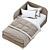 Golf 130G Oggioni: Dynamic Modern Bed 3D model small image 4