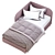 Golf 130G Oggioni: Dynamic Modern Bed 3D model small image 12