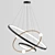 Elegant Embrace: Ring Chandelier 3D model small image 1