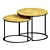 Elegant Marbled Nesting Tables 3D model small image 2