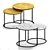 Elegant Marbled Nesting Tables 3D model small image 3