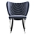 Modern Elvemobilya Chair: Stylish, Versatile, and Comfortable 3D model small image 2