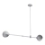 Modern Ceiling Lamp with 2 Shades 3D model small image 2