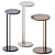 Sleek Sting Brushed Side Table 3D model small image 2