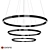 Euroluce Profile Aluminum Pendant Light: Sleek and Stylish 3D model small image 2