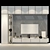 Modern White Cabinet 0129 3D model small image 2