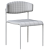 Modern Kalmar Dining Chair 3D model small image 5