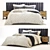 Luxury Linen House Bed Set 3D model small image 2