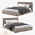 Brooklyn King Size Bed 3D model small image 1