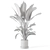 Concrete Pot Indoor Plant Set 3D model small image 7