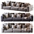 Hills 2013 Sofa: Stylish Comfort for Your Space 3D model small image 1