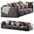 Hills 2013 Sofa: Stylish Comfort for Your Space 3D model small image 2