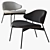 Luz Lounge Chair: Modern Elegance 3D model small image 2