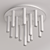 Elegant Stalactite Chandelier - Nowodvorski 3D model small image 10