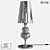 Industrial Metal Table Lamp 3D model small image 1